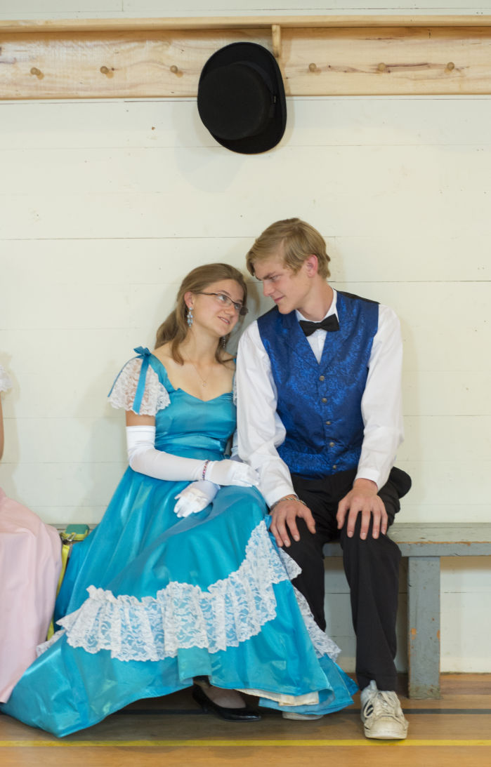 Waiting for the dance to begin